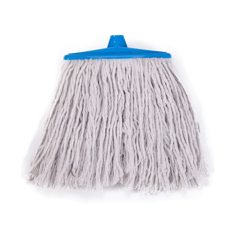 Por que uma cabeça larga de esfregão de algodão com parafuso de plástico é essencial para uma limpeza eficiente do piso?