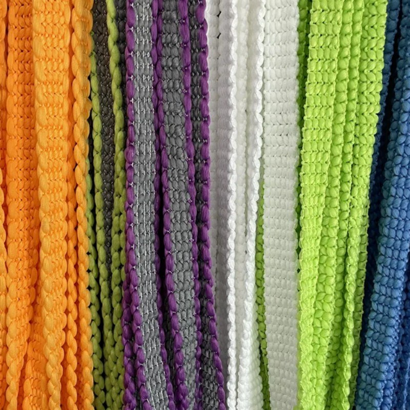 Fio de esfregão de microfibra trançado